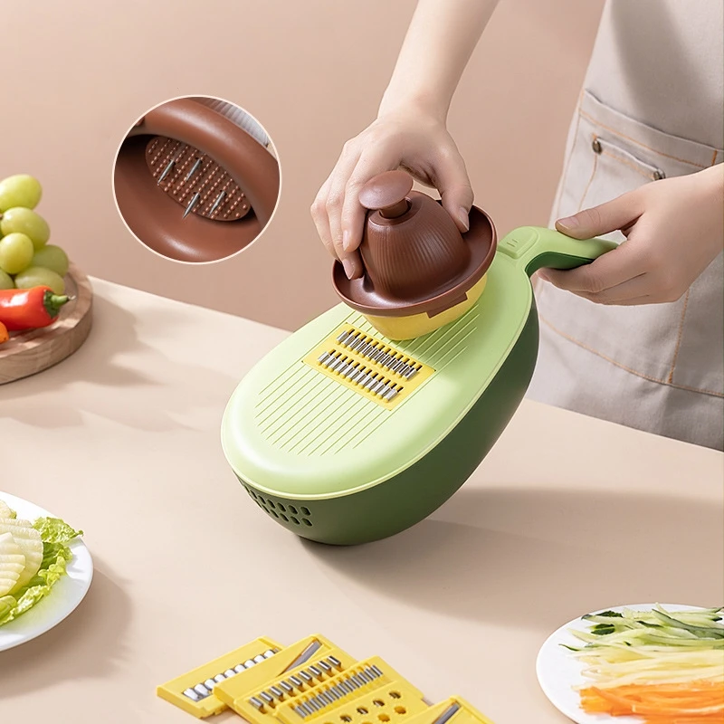 

Vegetable Cutting Artifact Potato Shredded Grater Slicer Home Kitchen Multi-functional Thick Shredded Radish Cucumber