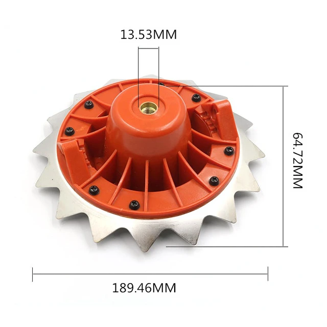 1Db Acél Fű Karom Trimmer Fej Fűnyíró Sodrott Huzalkerék Gyomnövény Vágóvágó Kerti Gyeptel Felszerelt Szerszám Kiegészítők