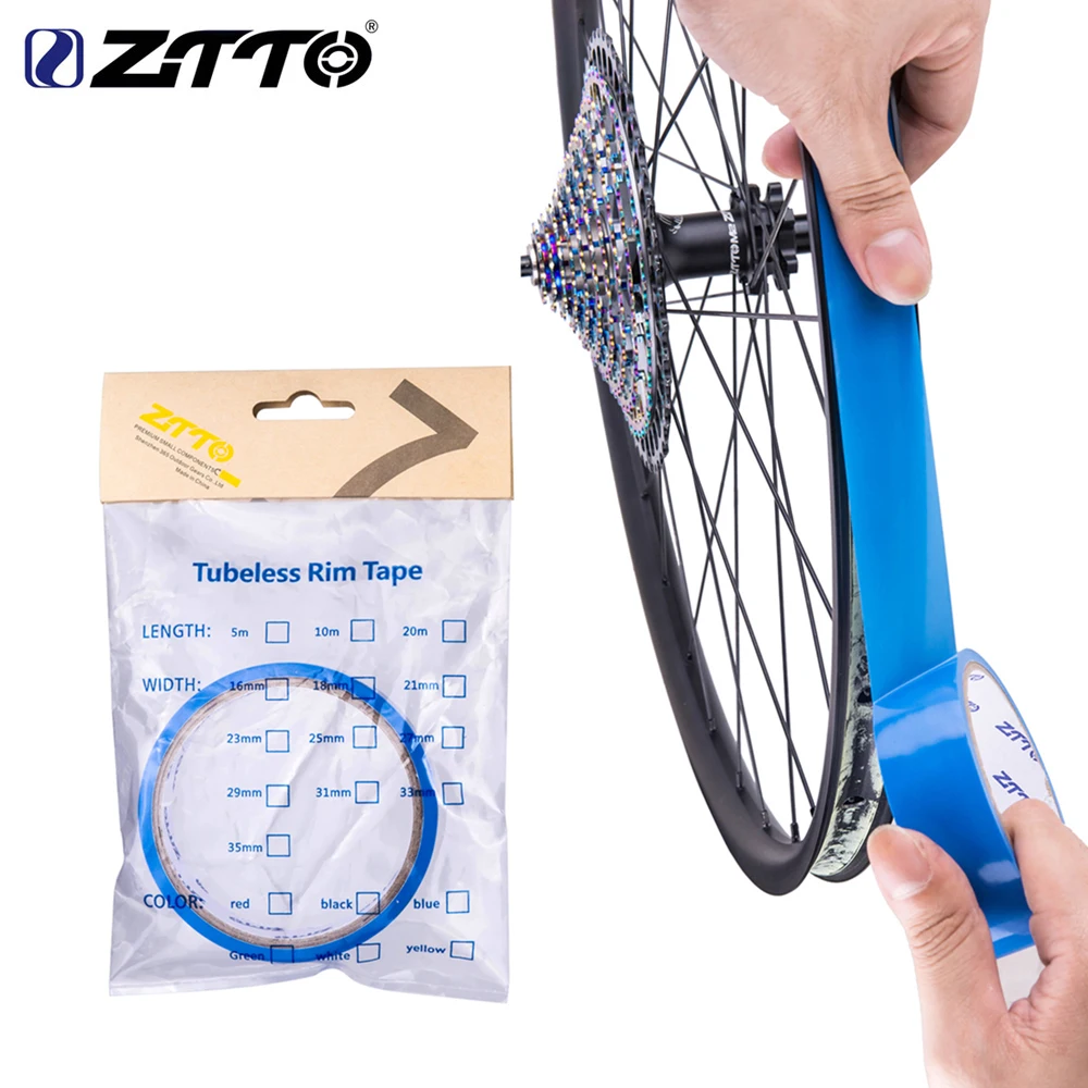 NASTRI CERCHIO TUBELESS Bicicletta 10 M Cerchio Bici Da Strada Strisce Nastro Mountain Bike - Foto 8