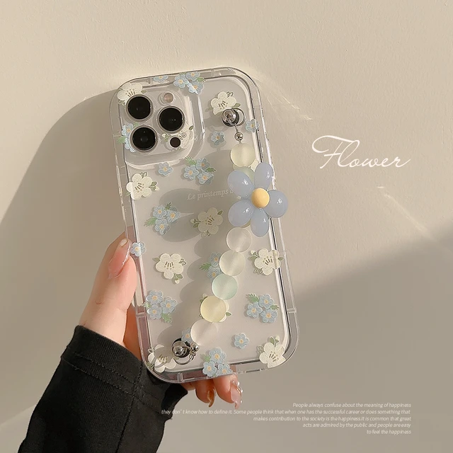 Iphone 13 Pro Clear Flowers Cases  Case Iphone 11 Flowers Aesthetic -  Flower Phone - Aliexpress