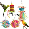 4PC Bird Toys Parrot Accessories Chewing Toys צעצועים Cage Hanging Christmas Articles Pour Animaux De Compagnie Vogel Speelgoed 1