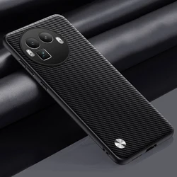 Luxurious PU Leather Shockproof Silicone Phone Case - Premium Back Cover for Realme GT8 Pro (Matte Black)