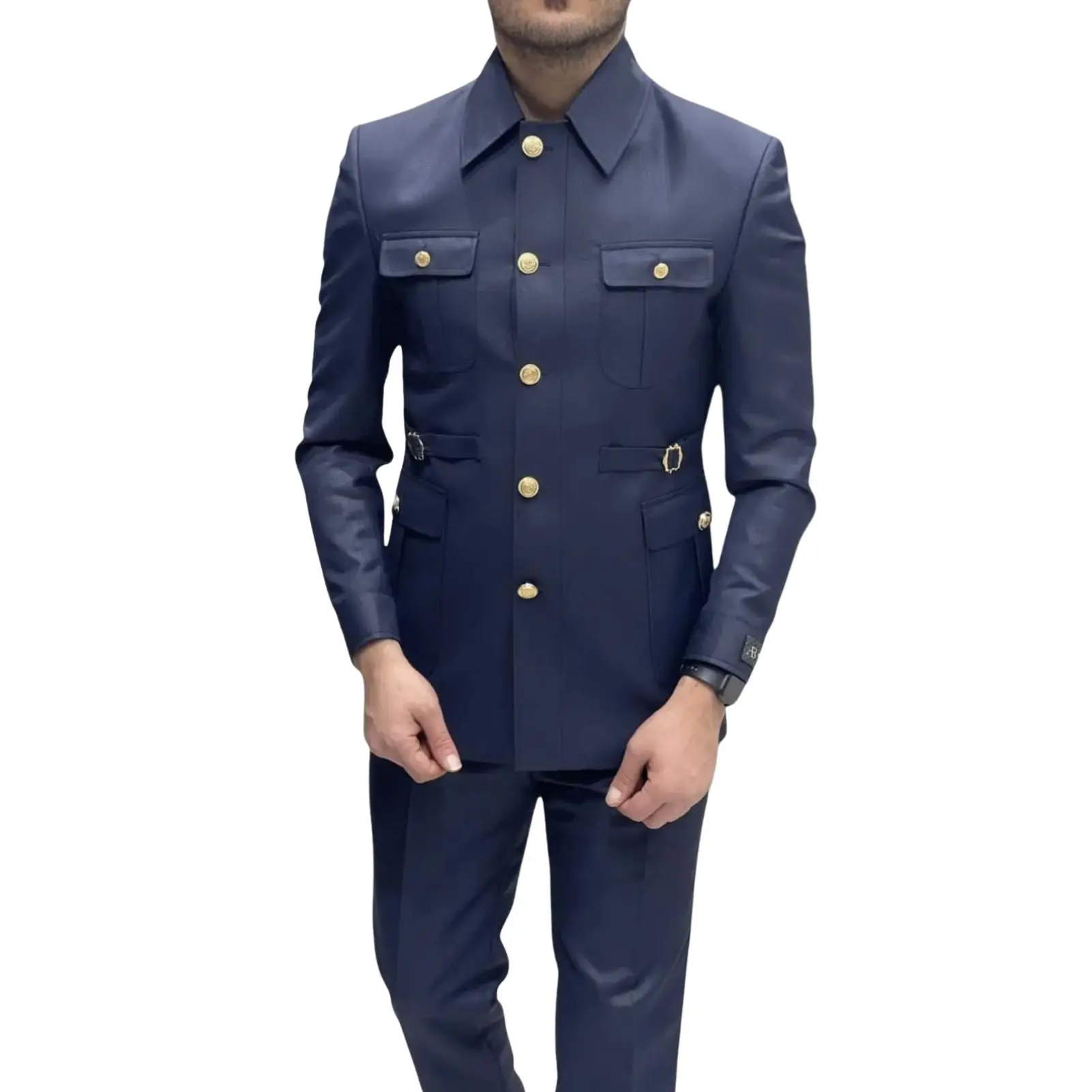 

Mens Suits 2 Pcs Lapel Single-Breasted Jacket with Pants Regular Fit Formal Male Sets for Business Classic Wedding Groom's Suit