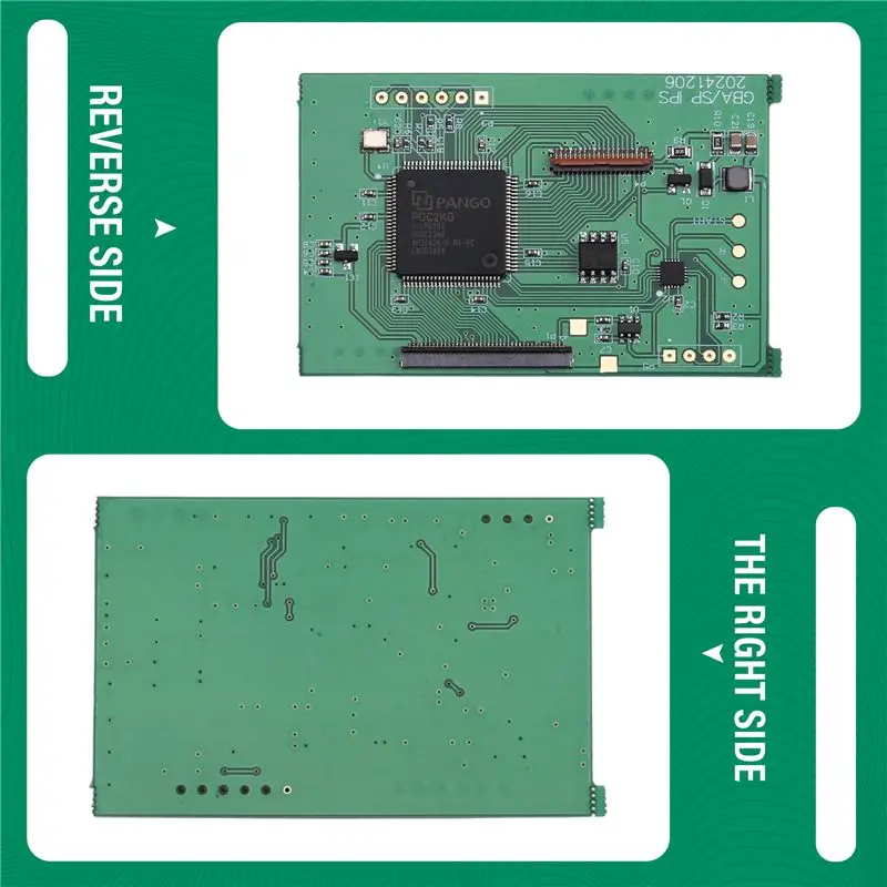 GBA 호환 3.0인치 IPS LCD 화면 6세대 고광도 디스플레이용 X12A-픽셀 모드 지원