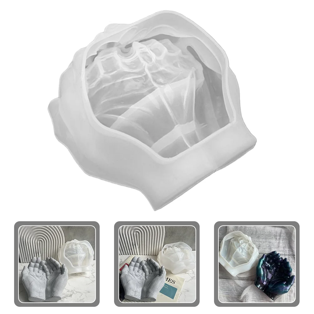 

Silicone Hand Mold Diy Hand Making Mold Hand Tray Making Mold for Diy Crafts