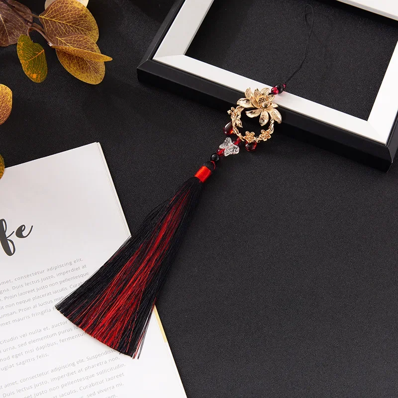 Heaven Official&rsquo;s Blessing Key Tassels Xie Lian Tassel DIY Anime Fringe Butterfly Bell Jewellery Pendant Keychain Accessories