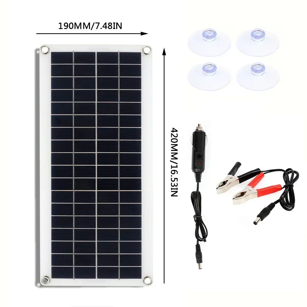 Pannello solare da 300 W con controller 100A Scheda di ricarica portatile per alimentatore esterno 12 V-18 V Cruscotto fotovoltaico completamente intelligente - immagine 2