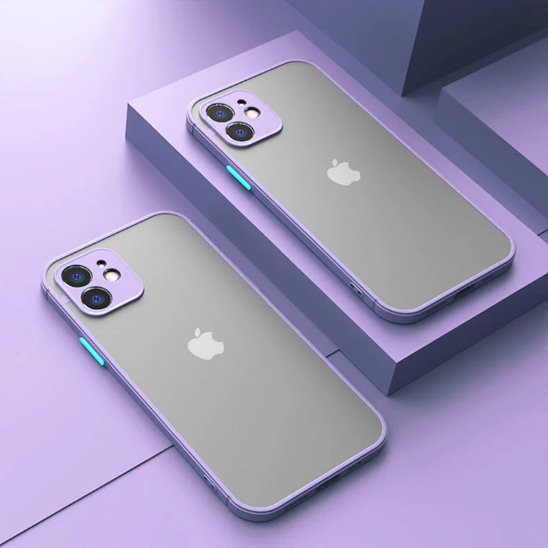 Luxury Matte Armor Case - Silicone Bumper with Hard Plastic Shell