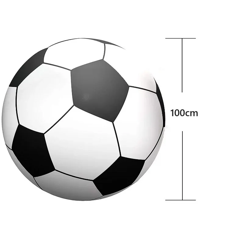 thumbnail image 1 of Globo de juguete 60/80/100cm pelota de playa inflable gigante para adultos niños globos de agua fútbol Fiesta al aire libre juguetes para niños, 1 of 5