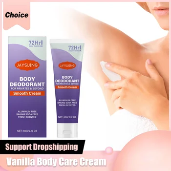 Vanilla Body Lotion Antiperspirant Deodorant Restores Dry Skin Nourishing Reduces Armpit Sweat Lasting Aroma Odor Removal Cream 1