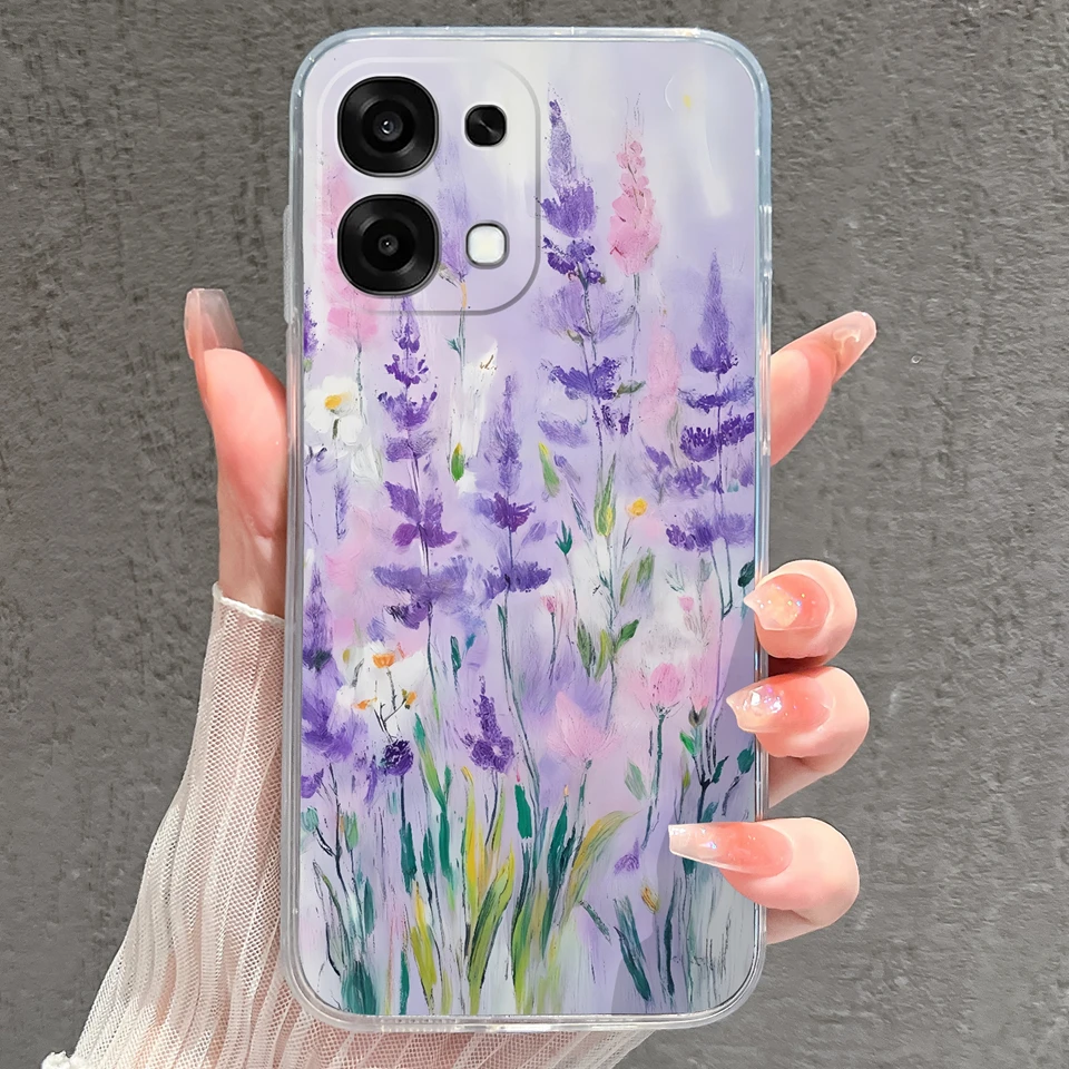Pretty Butterfly Goldfish Drop-Resistant Lightweight Clear Bumper Case