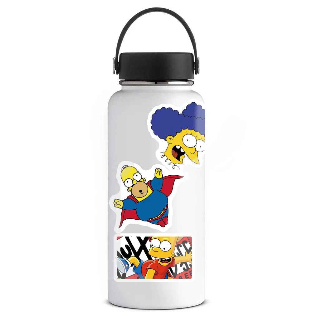 10/30/50pcs Cartoon Comedy Simpson Family Stickers Funny Decals Toys DIY Skateboard Motorcycle Laptop Cute Anime Kids Sticker 6