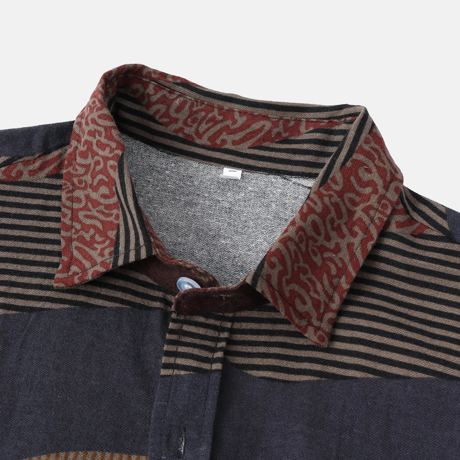 Men's Shirts Loose Short Sleeves Vintage Ethnic Style Printed Casual Everyday Wear High Quality Office Shirts