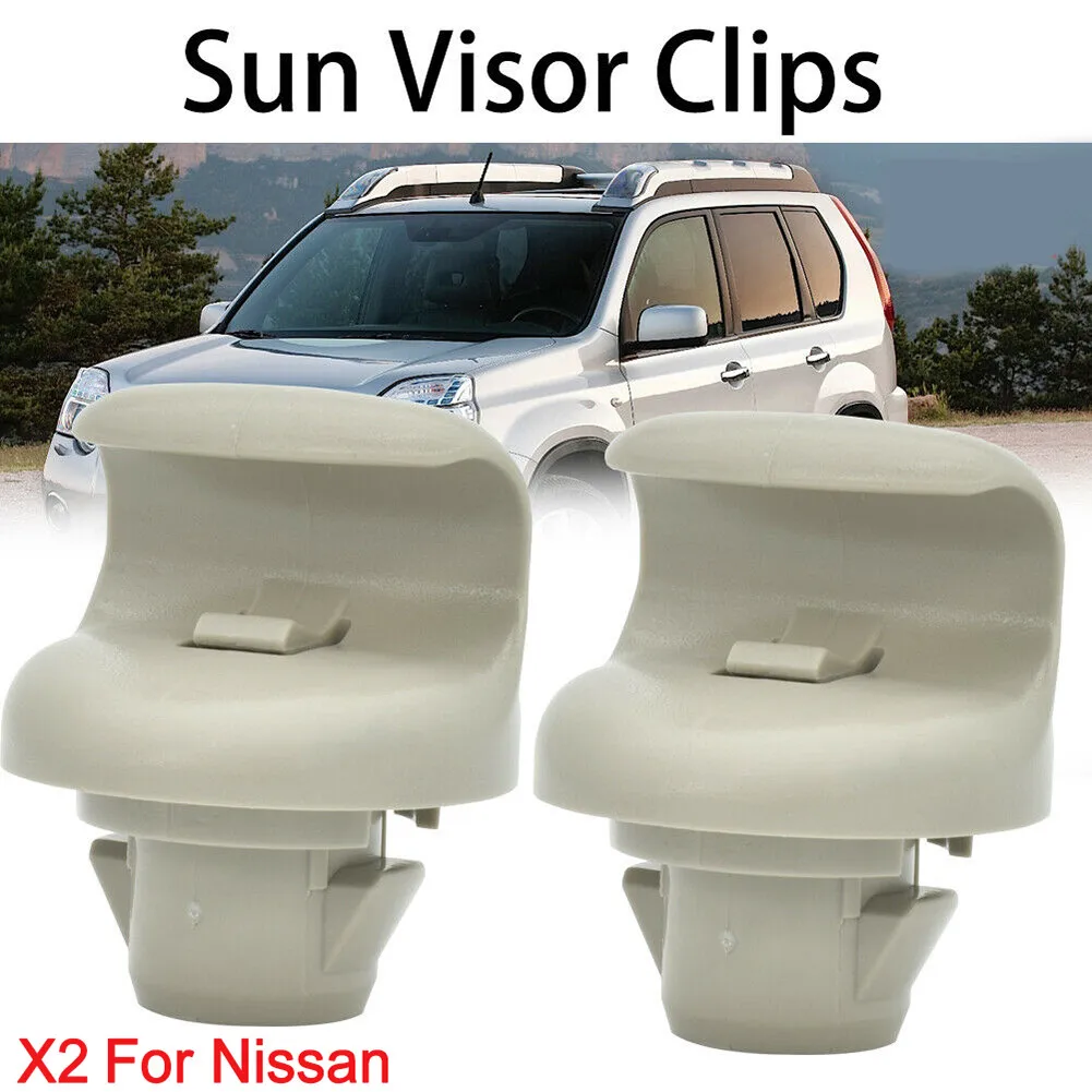 

2x Sun Visor Clips Front Left Right 96409BC402 96409EA00A 96409CG000 For Nissan 350Z Infiniti FX45 FX35 G35 Juke