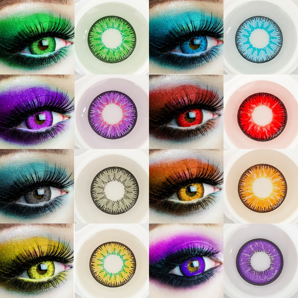 EYESHARElentesdecontactodecoloresparaHalloweenlentillasazules