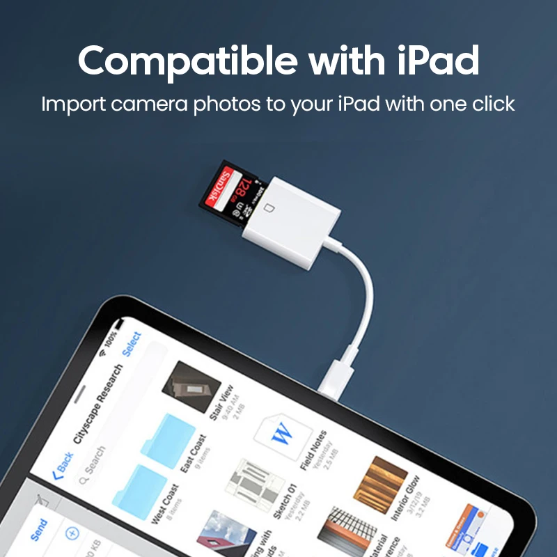 Card reader 4 in 1 OTG Type C for iPad Tablet USB Type C to Smart Memory Card for Xiaomi Huawei