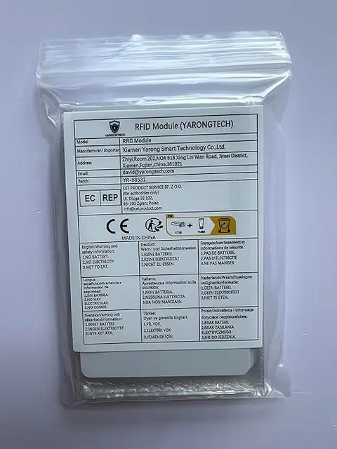 Proximity RFID Card 125KHZ EM4100 Read Only ID Smart Door Entry Access Control Plastic Card (Pack of 10) 6