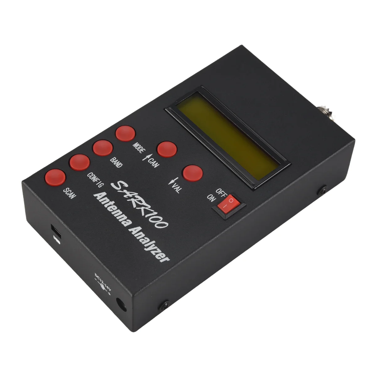 SARK100 Antenna Analyzer Meter 1-60MHz Shortwave SWR Antenna Analyzer with 1.0 to 9.99 SWR Usable Measurement Range 3