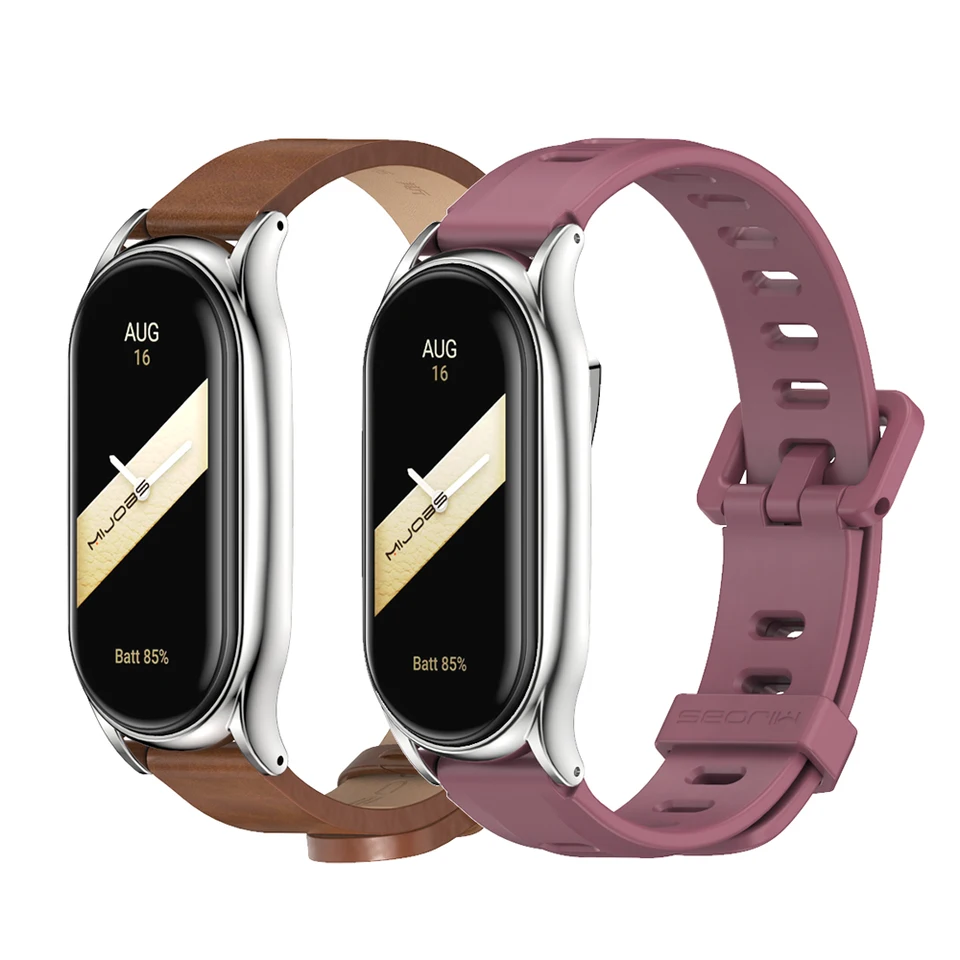 thumbnail: ToVioc Magnetische Armband Voor Xiaomi Mi Band 10/9/8 - Siliconen, Verstelbaar, Vervangende Polsband