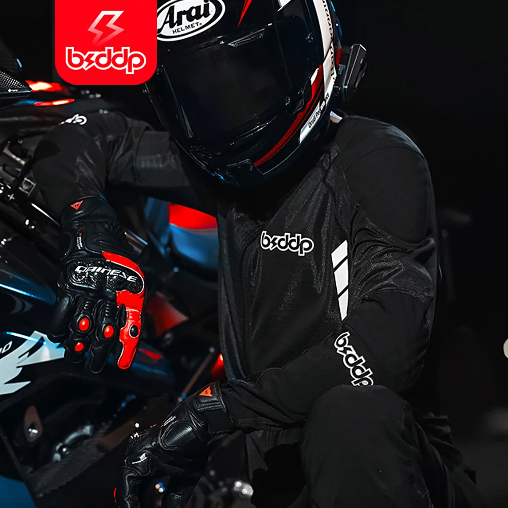 Motorcycle armor jacket Men Summer Breathable Mesh Lightweight Reflective with 7Pcs CE Protective Gear