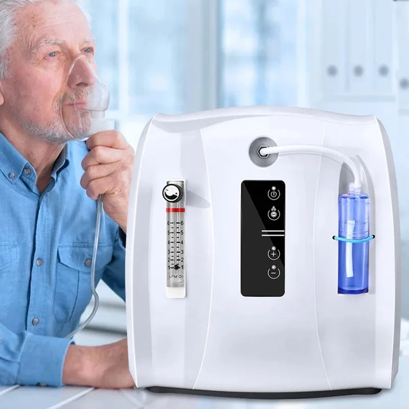 1L-6L Home Use Oxygen Concentrator Machine Oxygen Generator 90%-30% Ship from China and Poland