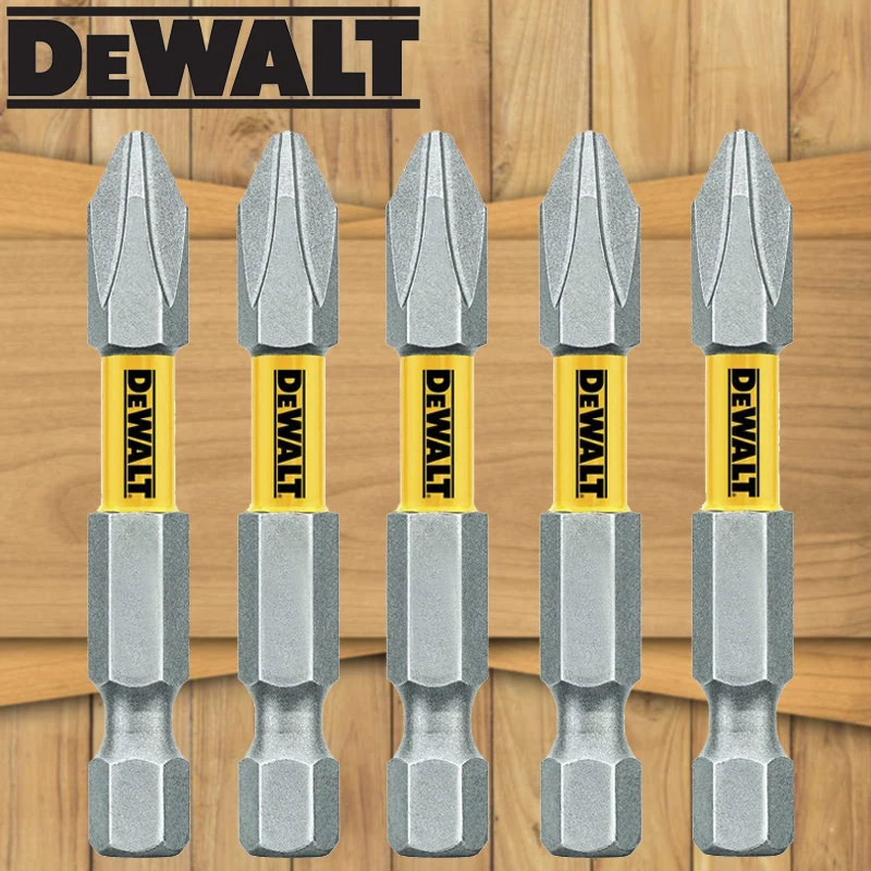 Dewalt PH2 고속 스틸 드릴 비트, 전기 기사 유지 보수 고정 임팩트 스크루 드라이버 헤드, 50mm, 5 개