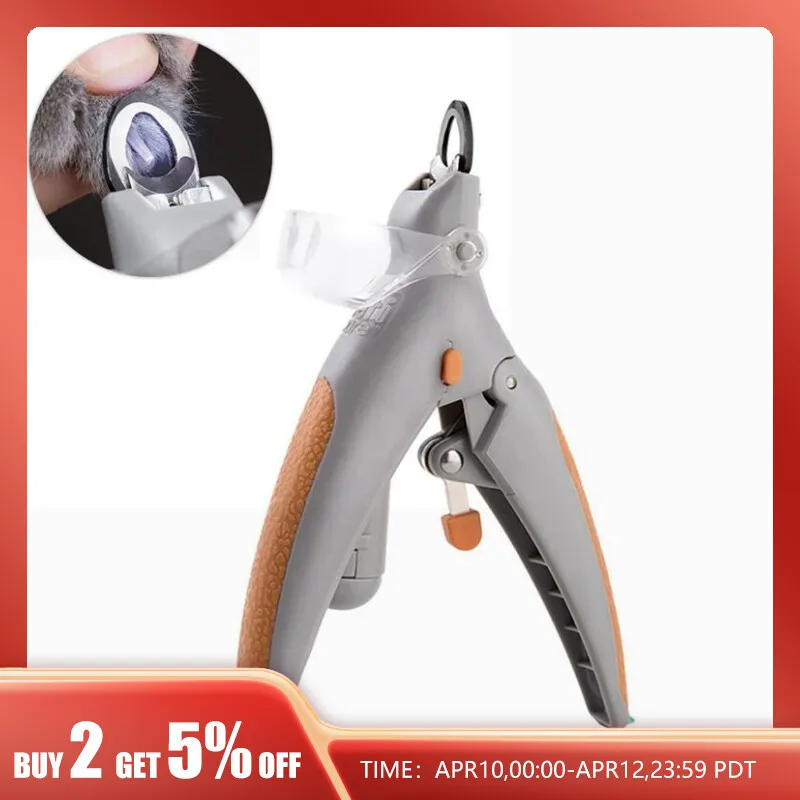 Pet Nail Clipper LED Light-emitting Magnifiable Dog Cat Special Nail Clipper Multi-function Trimmer Pet Grooming Supplies pet nail clipper,pet nail scissors