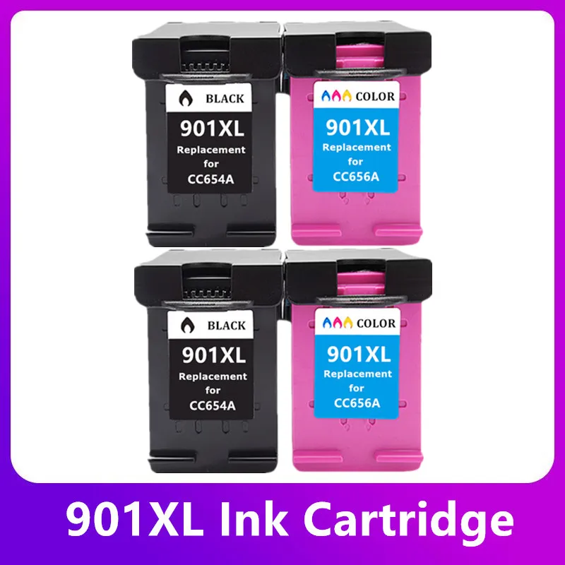 Cartucho de Tinta Compatível para hp Officejet 901 xl 901xl 4500 J4580 J4550 J4540 4500 J4680 J4524 J4535 J4585 J4624