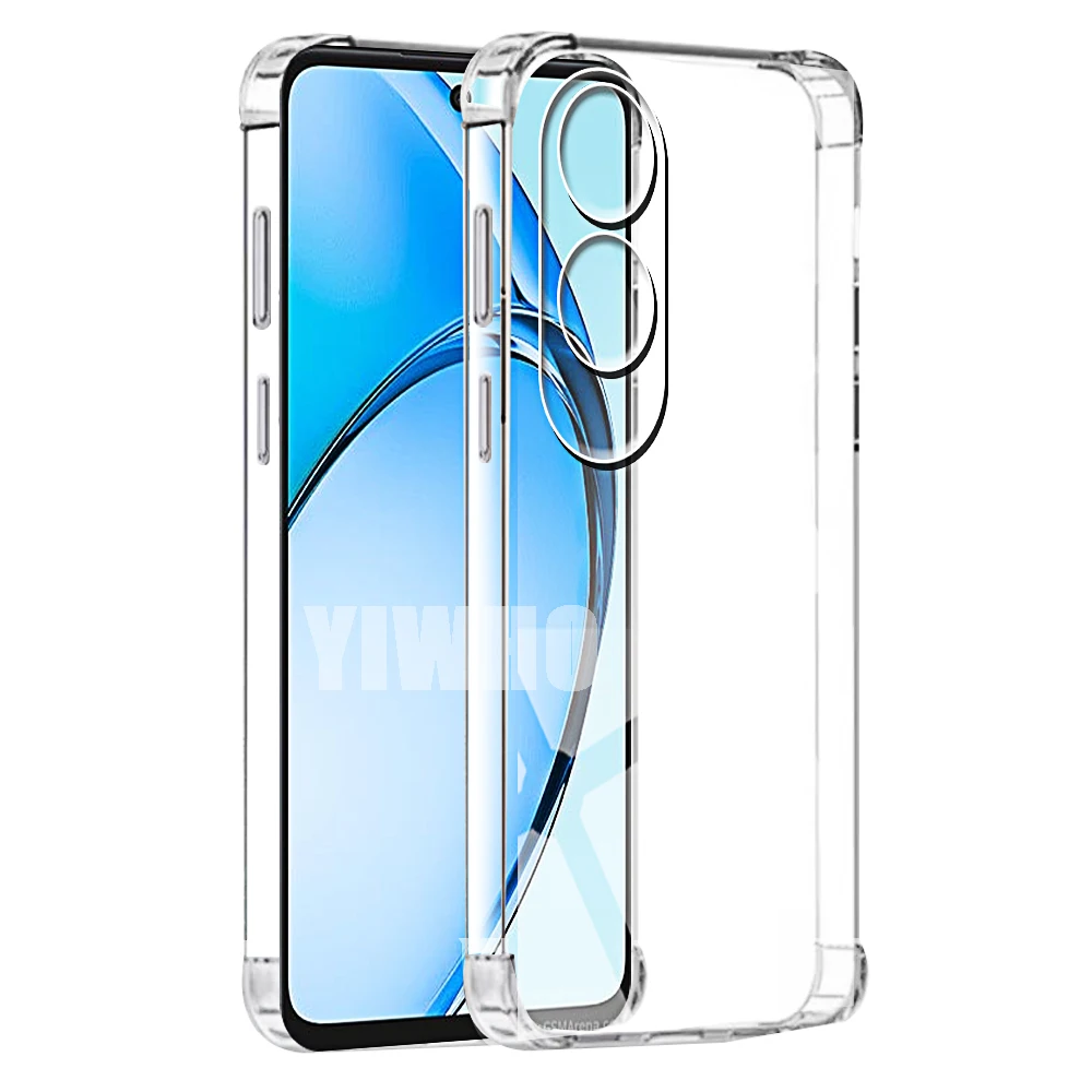 Shockproof Transparent Airbag Phone Case - Soft TPU Clear Back Cover
