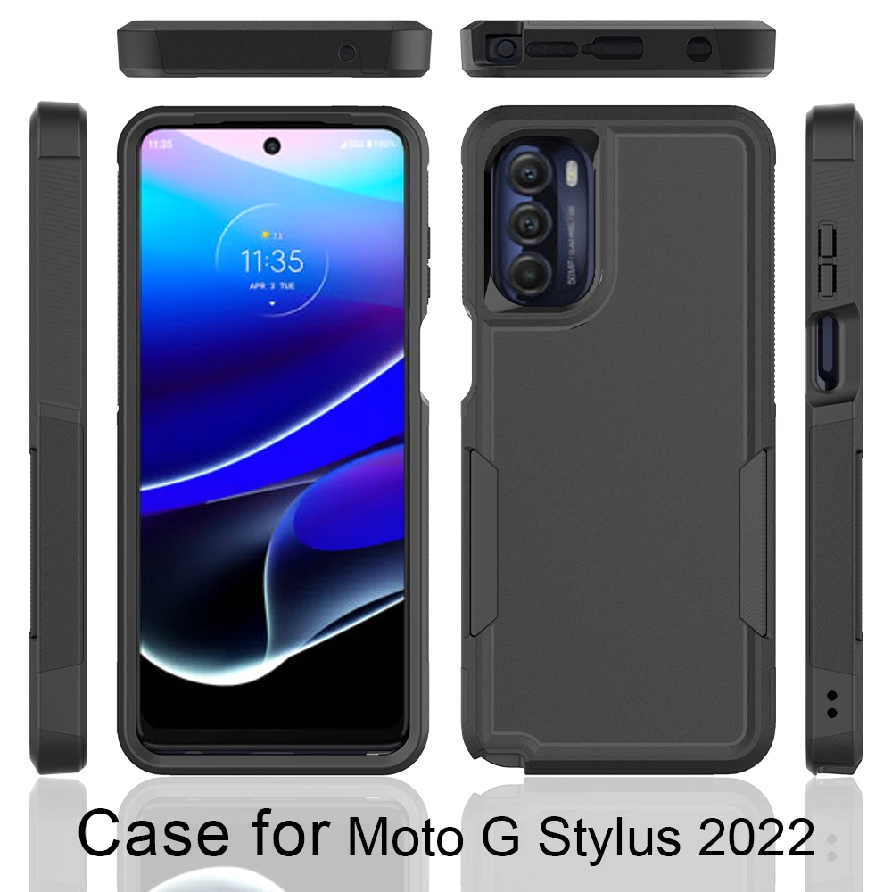 Fashion Armor Dual-Layer Shockproof Case with Hybrid Shell Protection