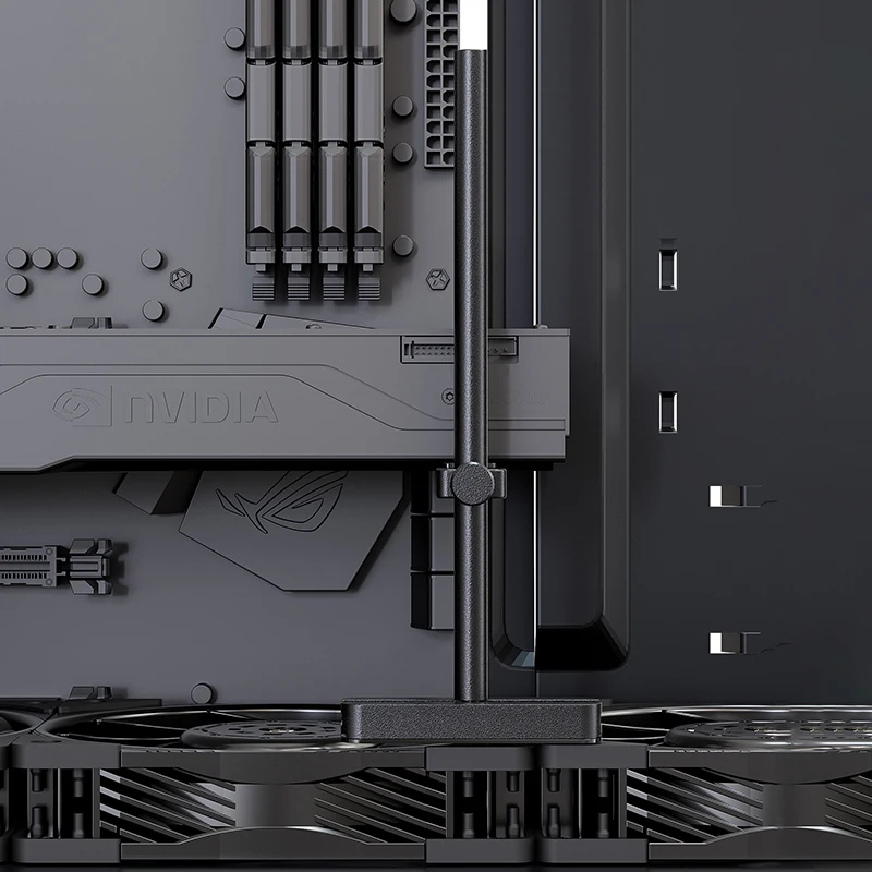 GPU Bracket Teucer VC-4/VC-5 Aluminum Alloy Adjustable Graphics Card Holder ITX/ATX Desktop PC Case Accessory