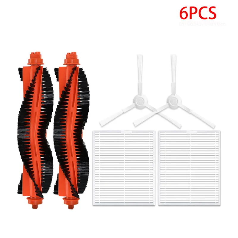 Kit Di Ricambio Per Xiaomi Robot Vacuum S20+ / S20 Plus (B108GL): Spazzola Principale, Laterale, Filtri Hepa (12 Pezzi) E Panno In Microfibra