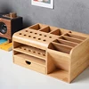 Multi-Functional Tool Rack Wooden Tools Desktop Stationary 5