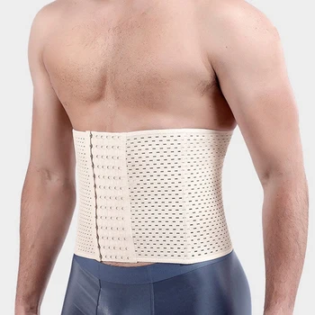 Men Slimming Body Shaper Waist Trainer Trimmer Belt Corset For Abdomen Belly Shapers Tummy Control Fitness Compression Shapewear