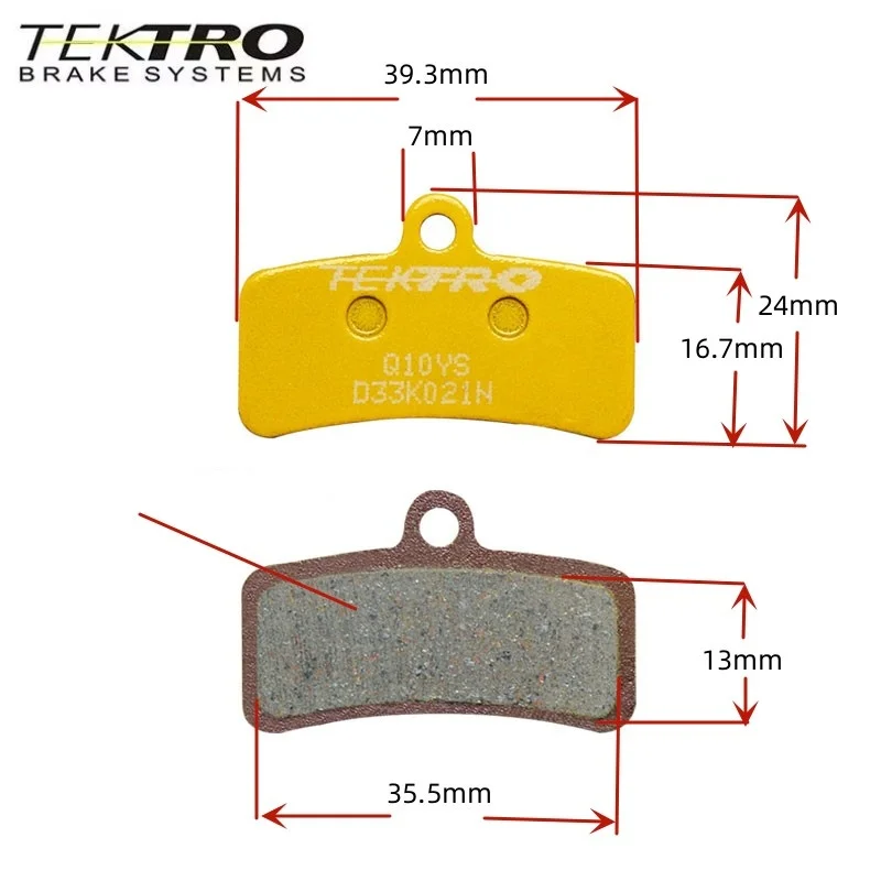 Plaquette Tektro Dorado HD-E710 Baradine, Prix Fous Plaquette Tektro Dorado HD-E710 Baradine, Prix Fous