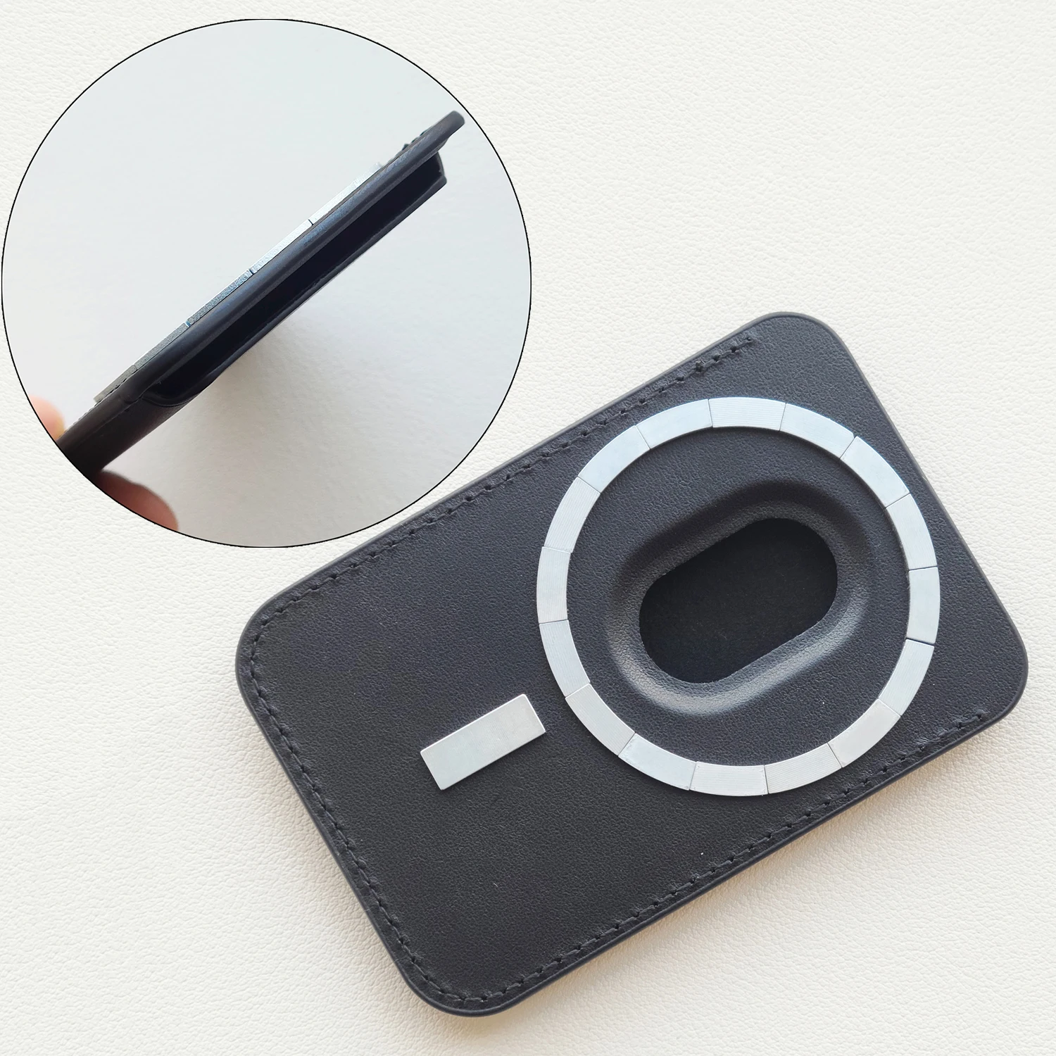 1/2/3 Magsafe 카드 지갑 포켓에 대 한 1mm 자석 스티커 범용 자기 무선 충전기 링 자동차 전화 홀더 마운트 플레이트