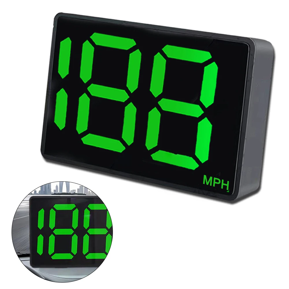   ڵ HUD GPS ӵ  ÷, MPH  溸, ڵ  ׼ ӵ