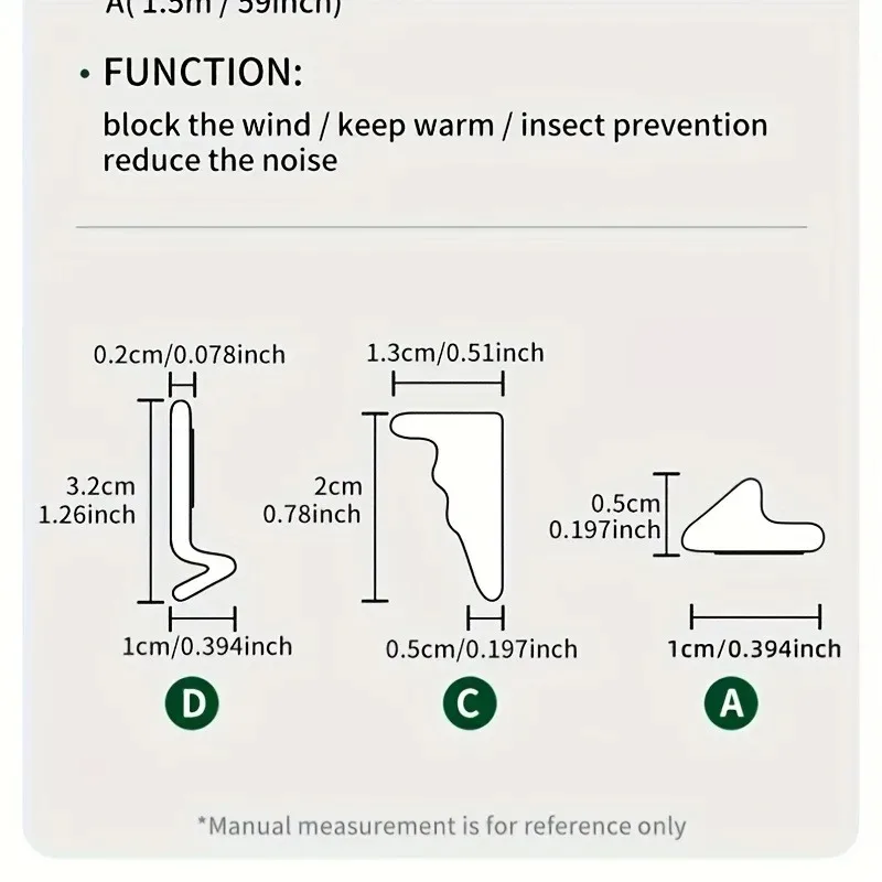Self-Adhesive Window Seal Strip Set - Windproof, Soundproof, and Dustproof Draft Stopper for Sliding Windows and Doors