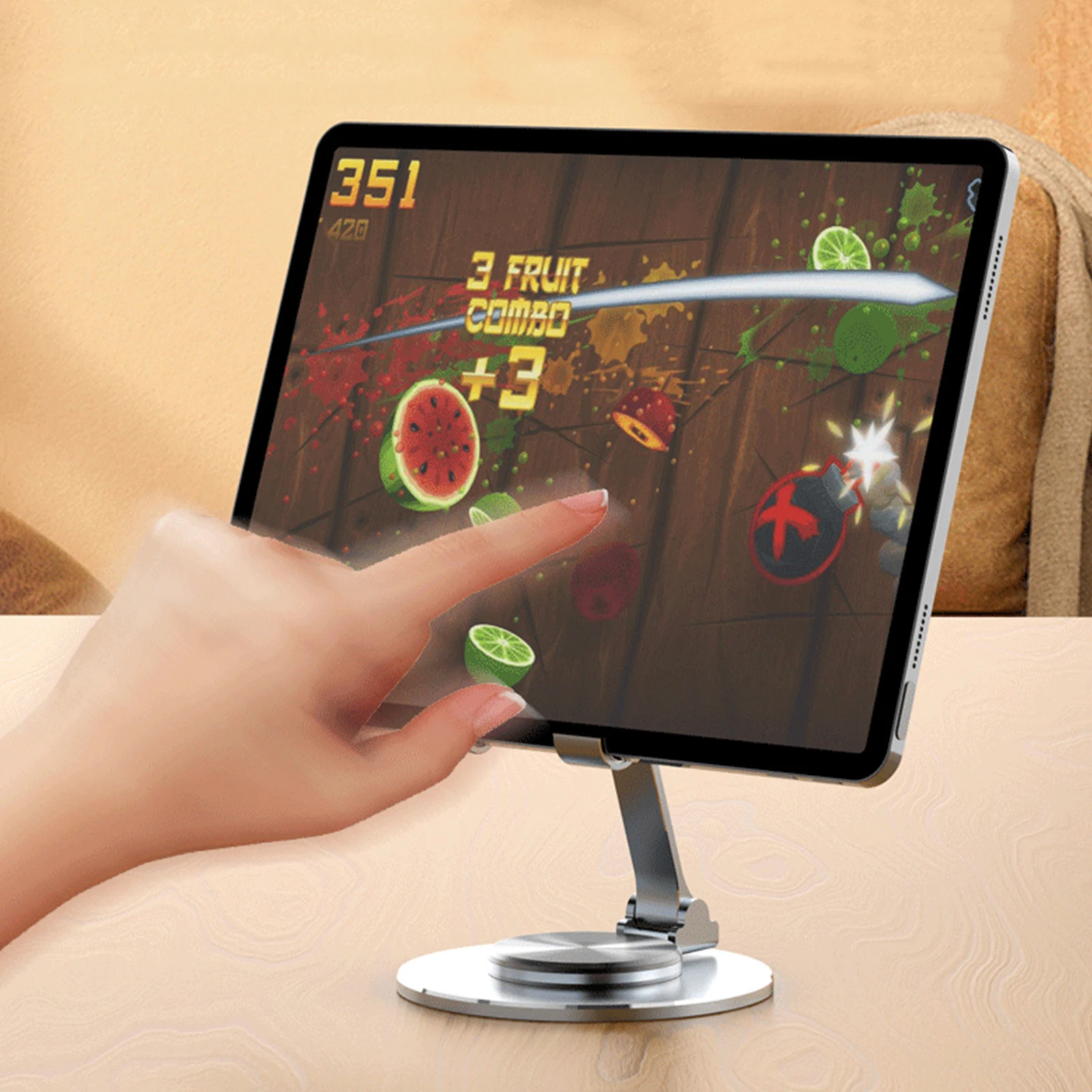 

360° Rotation Phone Holder Foldable Anti-slip Phone Bracket For Smart Phone