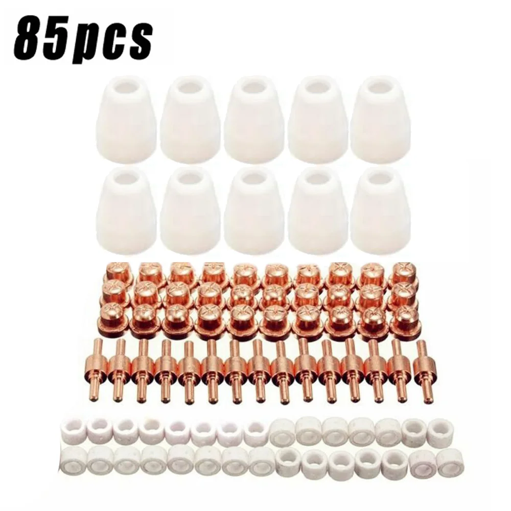 85 Pcs Welding Consumables LG-40 PT-31 Air Plasma Cutting Cutter Consumables CUT-40 CUT-50D CT-312 Professional Hand Tools
