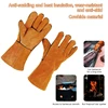 Welding Gloves Pot Holders for Oven, Grill, BBQ, Furnace, Stove, Fireplace 2