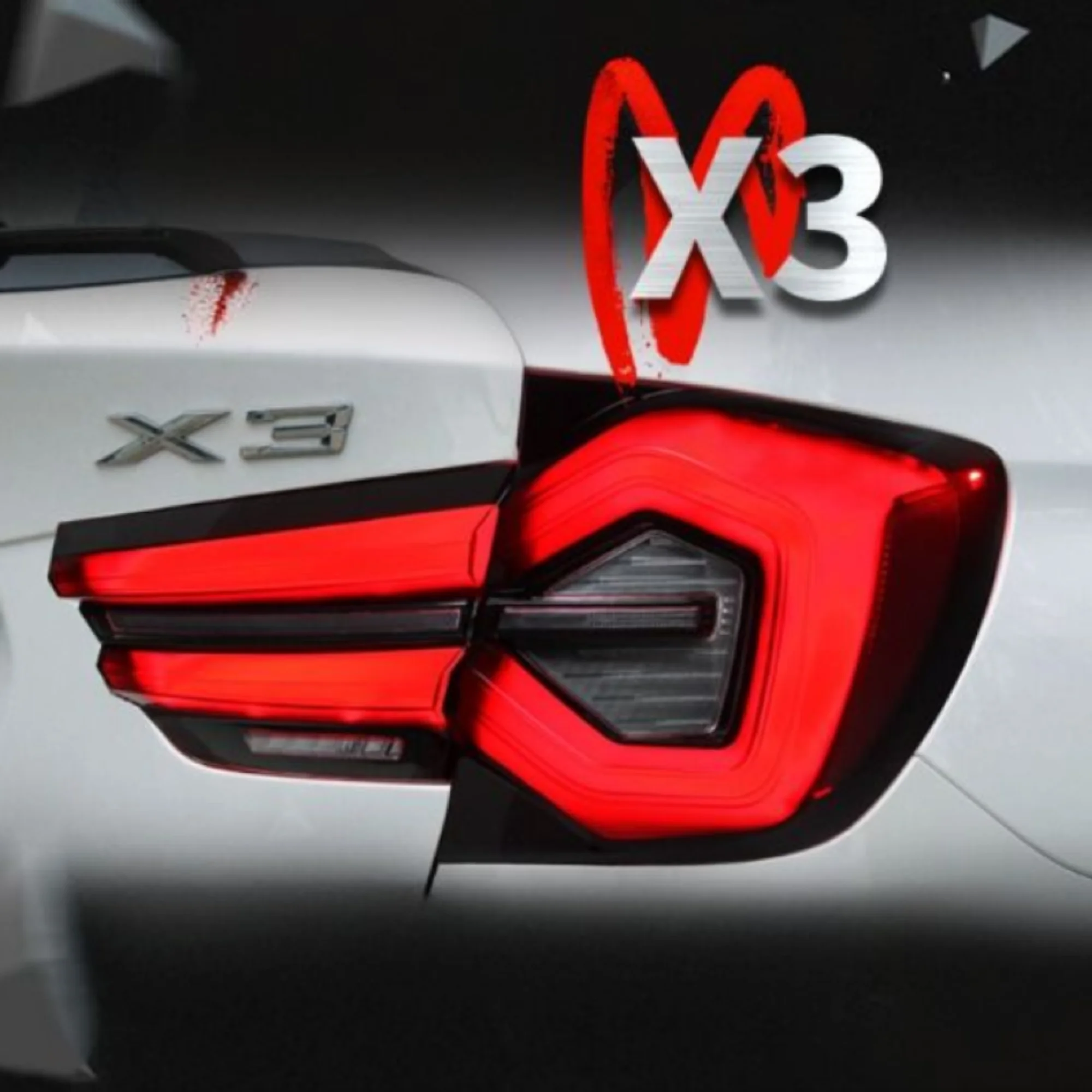 

Fit for BMW X3 F25 taillight assembly 2010-2017 BMW F25 taillight modified to LED brake light F25 stoplight