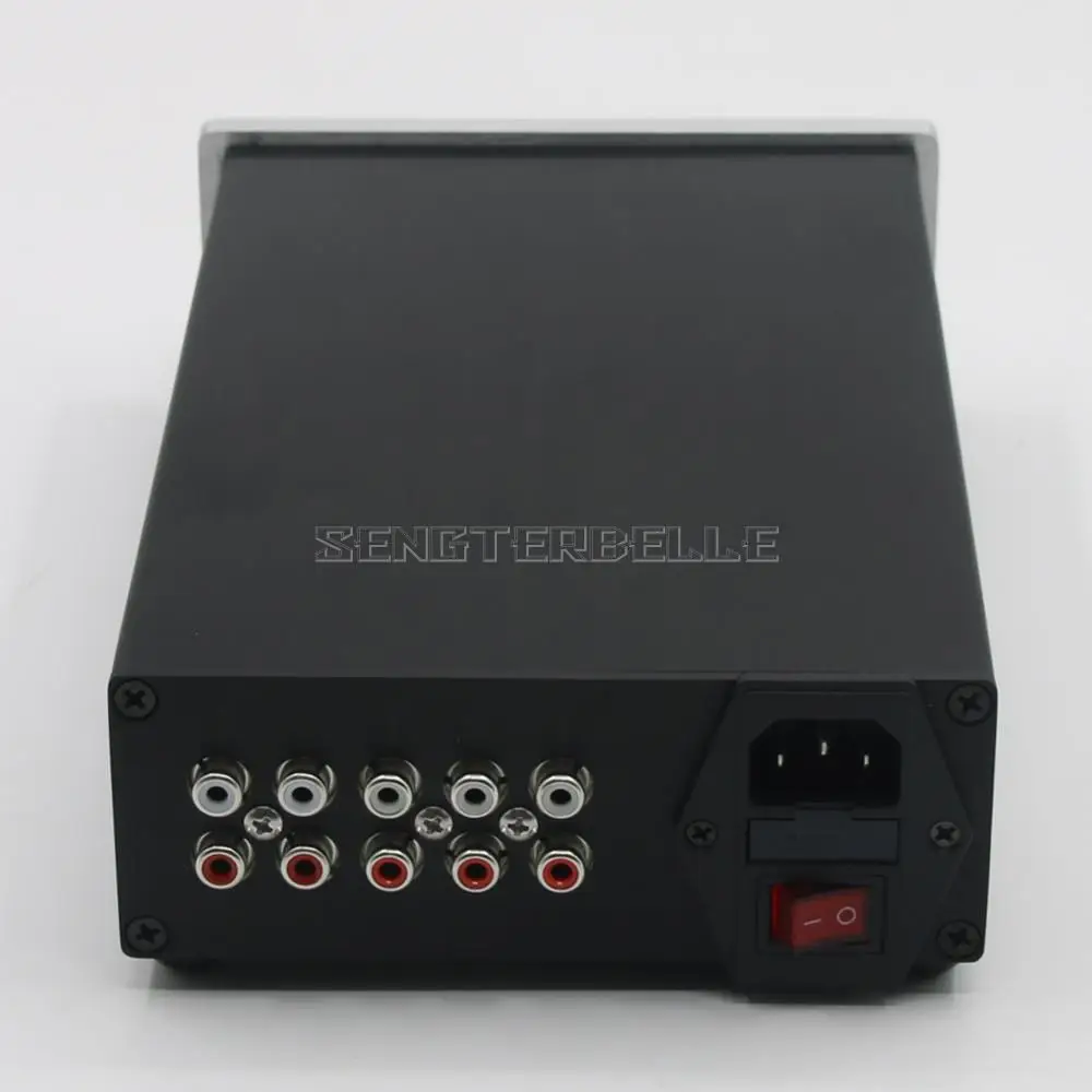 CS3310 HiFi Audio Remote Control Volume Controller Preamplifier 4 IN 1 OUT Stereo Source Signal Switch Box 2