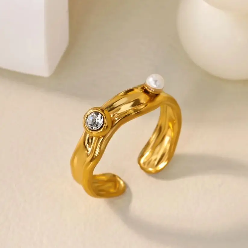Zircon Peral Minimalist Rings For Women