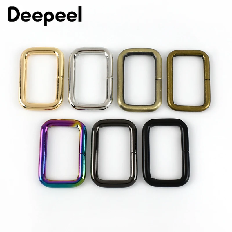 2x10 Uds. Hebillas De Anillo De Metal Para Reparación De Hebillas De Cinturones Para Bolsos De Equipaje Corazon 44x44x2mm