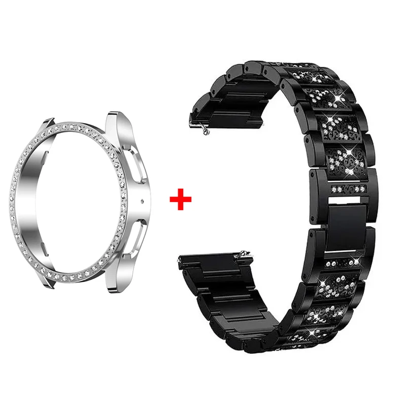 Stainless Steel Diamond Bracelet with Protective Bumper Case