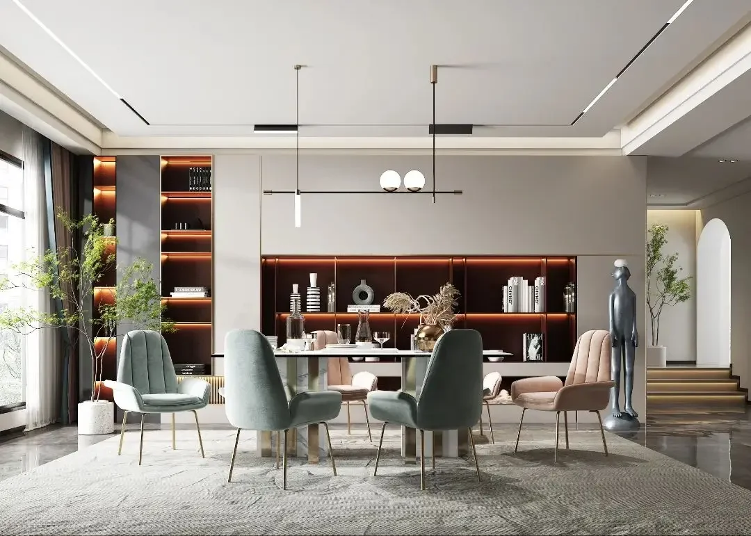 Luxury Furniture Home Living Room Wine Cabinet Bar With Glass Display Stainless Steel Cabinet