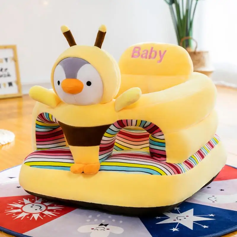 Cartoon Animal Sofa Chair Cushion Toddler Support Sitting Seat Tatami Mats Baby Learning To Sit Safety Chair For Kids Boys Girls