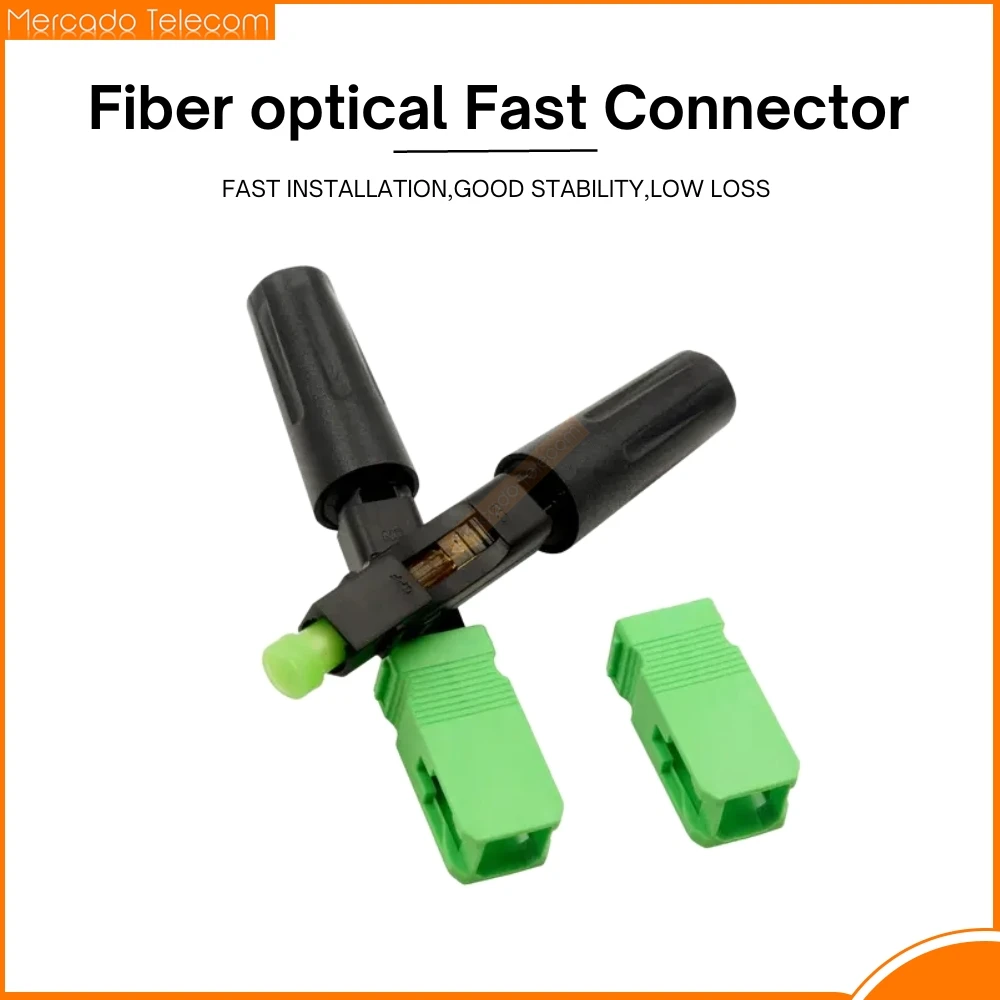 High Quality 3M 100 pieces/box SC APC Fiber Fast Connector SC APC Single Fiber optic quick connector SC Connector Use FTTH