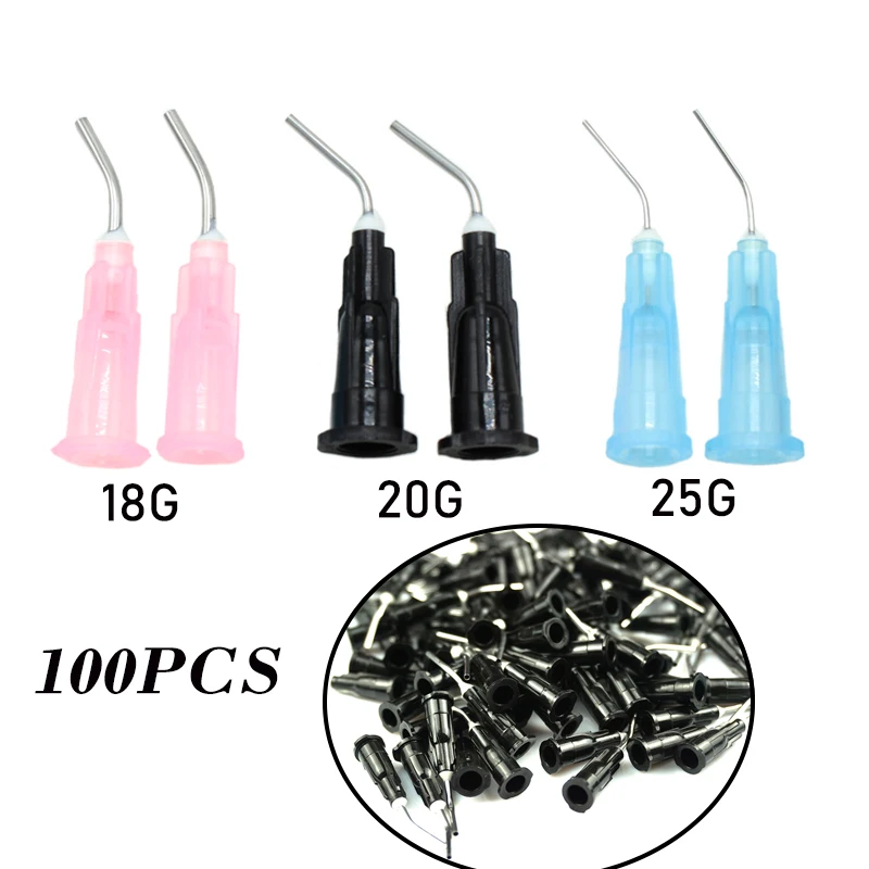 100pcs Dental Needle Tips Tooth Cleaning Oral Care Probent Needle Tips